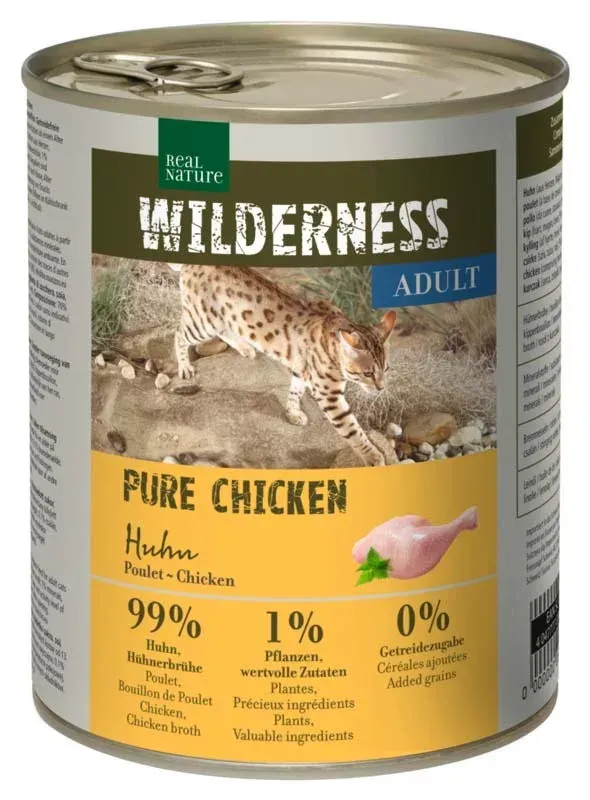 Real Nature Wilderness, Pure Chicken Adult, konzerv, 400 g